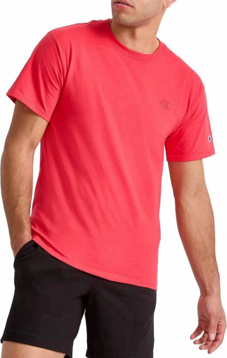 Champion Men's Classic Soft Cotton T-Shirt - Comfortable Regular & Big & Tall Fit Everyday Tee