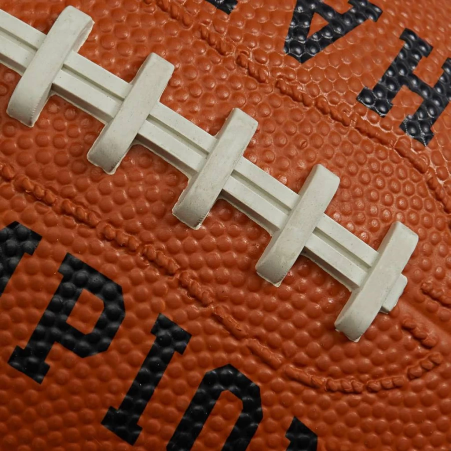 Champion Blitz All-Weather Football with Enhanced Grip, Durable Rubber Cover, Molded Laces for Outdoor Training & Sports - Includes Pump