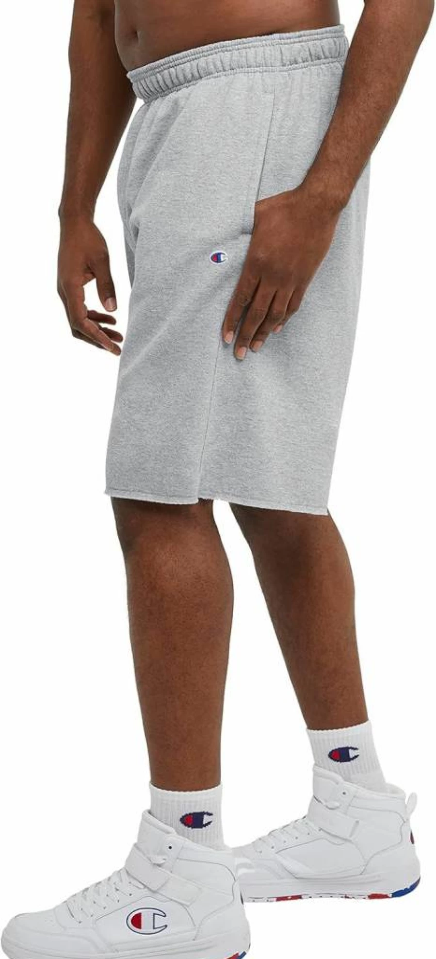 Champion Men's Powerblend Long Shorts with Pockets - Regular & Big & Tall Sizes