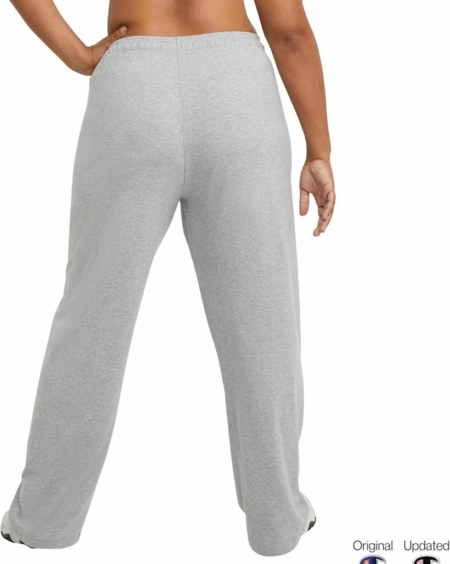 Champion Women's Plus Size Lightweight Lounge Pants - Comfortable Jersey Fabric 31.5" Inseam for Relaxation