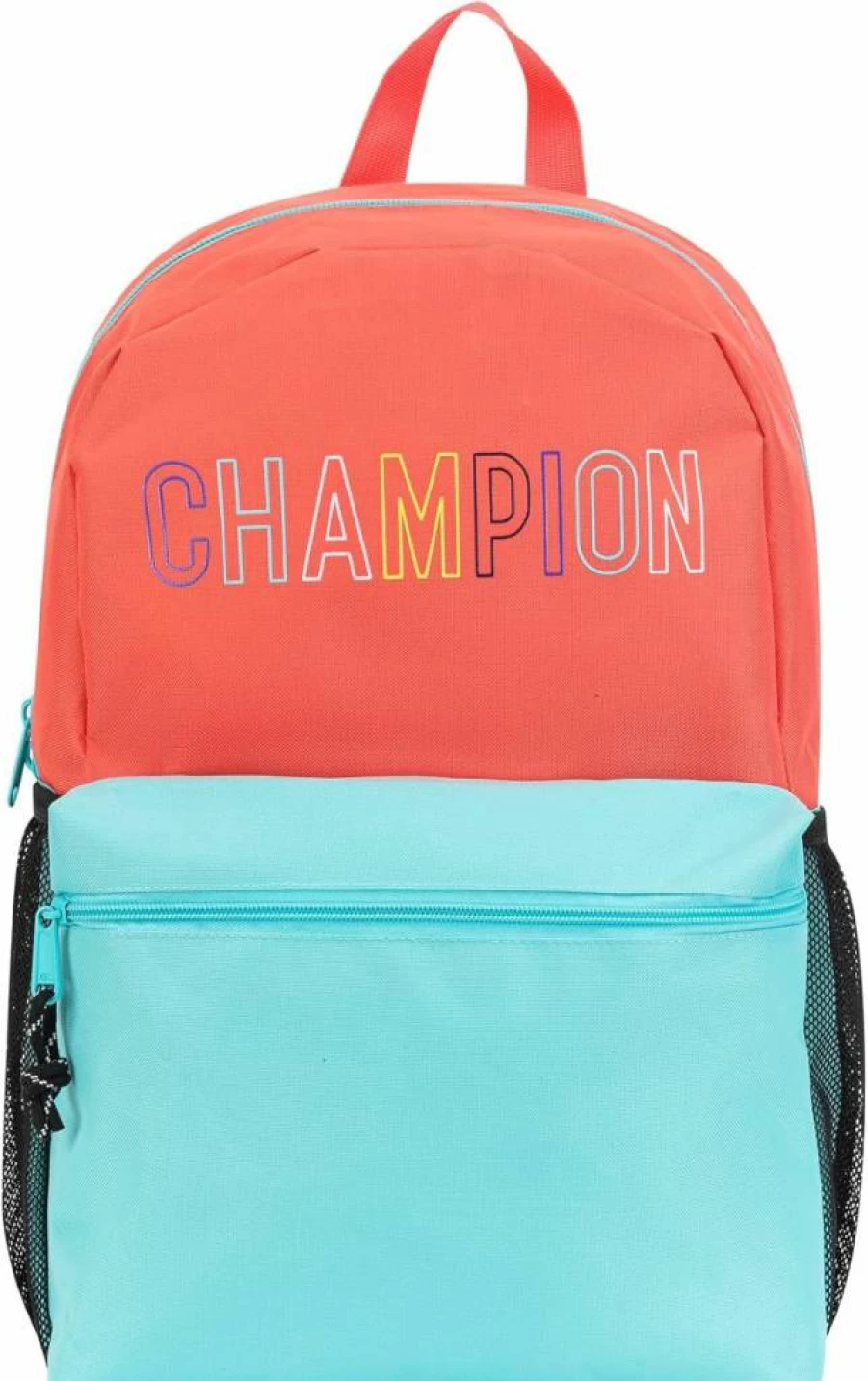 Champion Merit Black Backpack - Durable One Size School & Travel Backpack by Champion