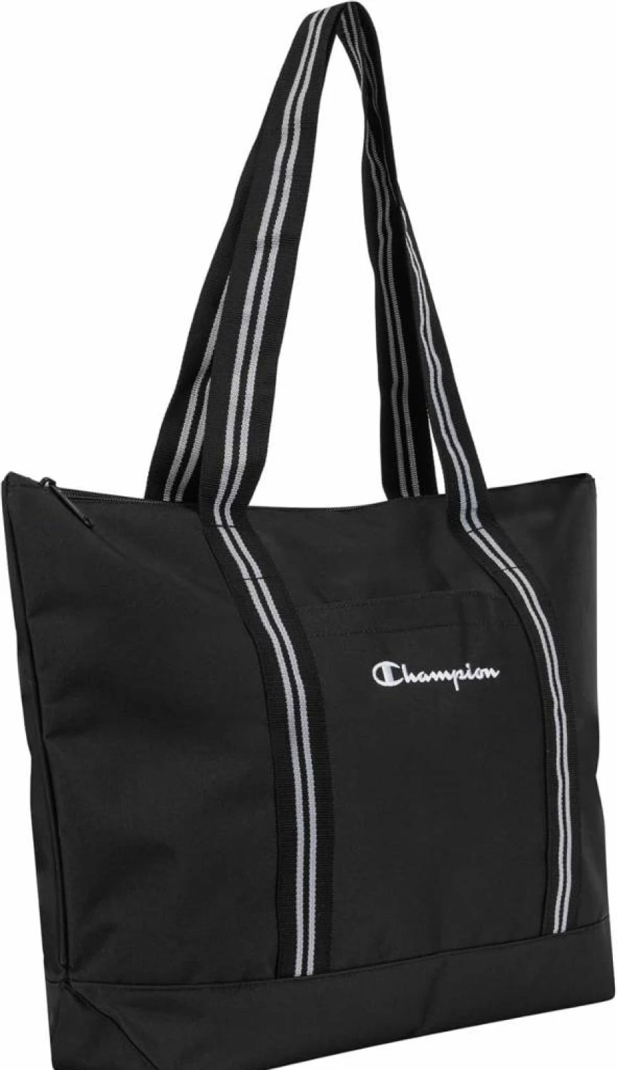 Champion Black Varsity Tote Bag - Durable & Stylish College Sports Tote for Everyday Use