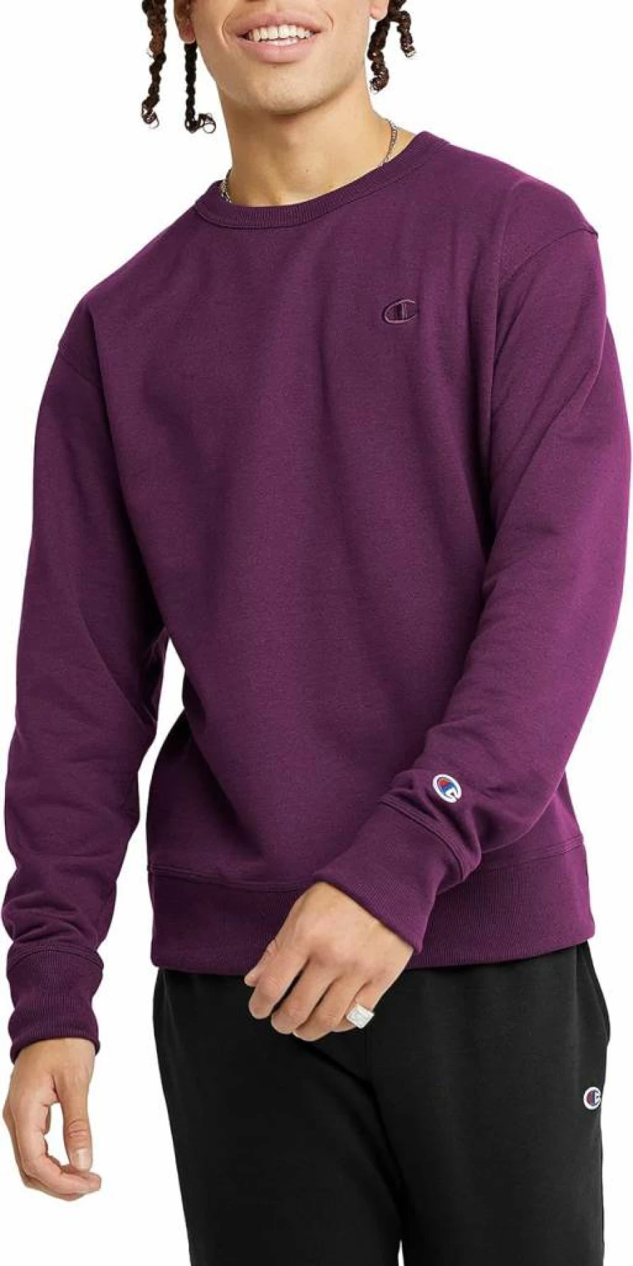 Champion Men's Powerblend Fleece Crewneck Sweatshirt - Regular & Big & Tall Sizes