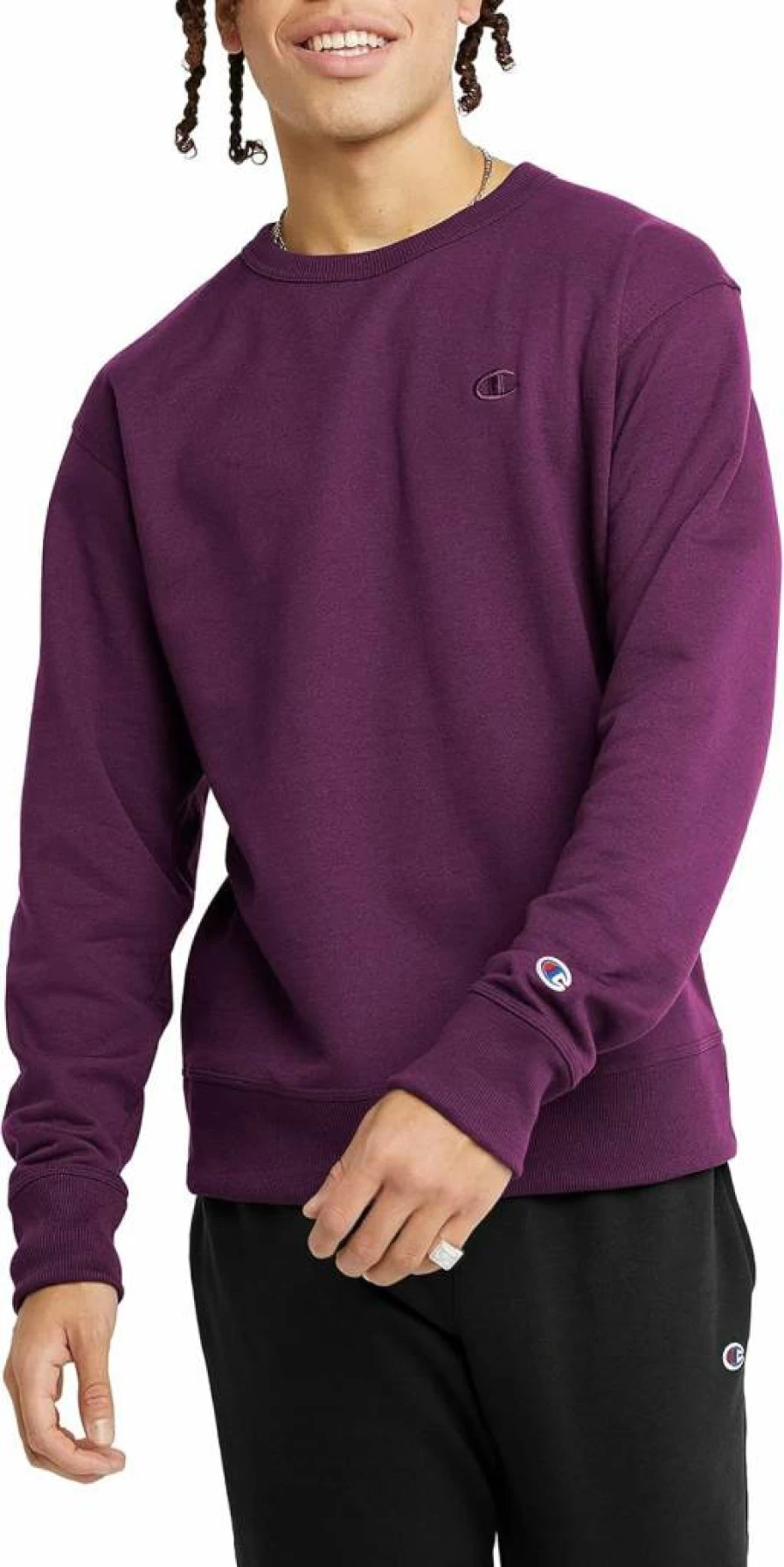 Champion Men's Powerblend Fleece Crewneck Sweatshirt - Regular & Big & Tall Sizes
