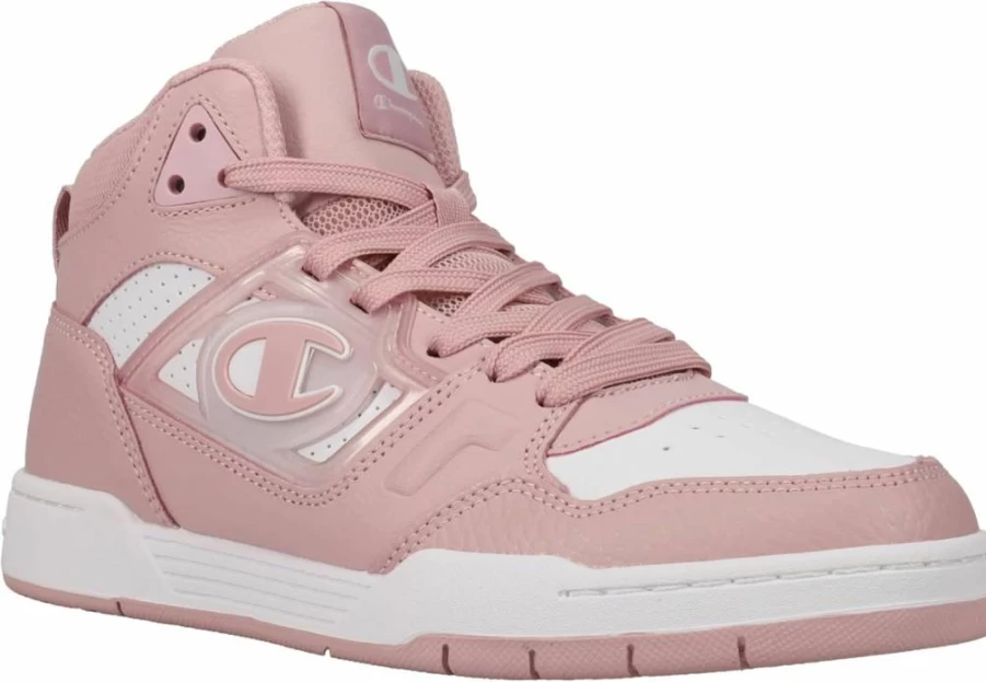 Champion Girls' 5-on-5 High-Top Sneakers for Basketball and Casual Wear