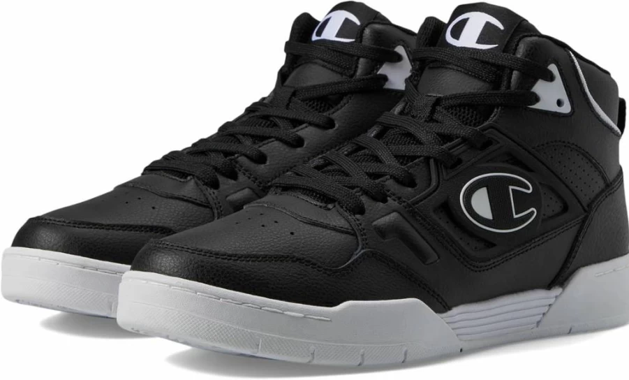 Champion Men's 5-On-5 High-Top Basketball Sneakers for Court Performance