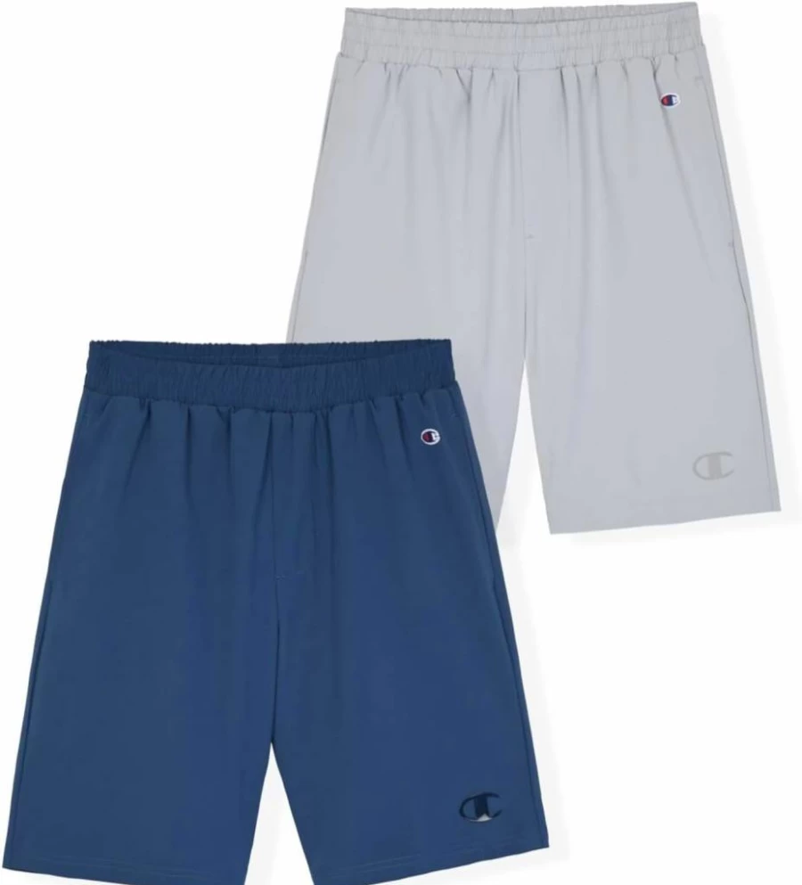 Champion Boys' 2-Pack Hybrid Tech Shorts | Comfortable & Durable Athletic Shorts for Active Kids
