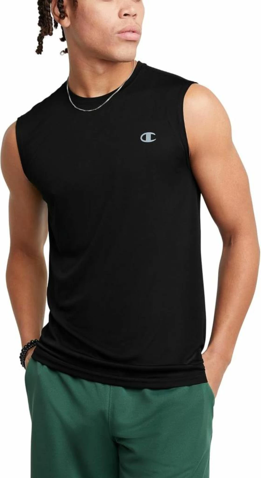 Champion Men's Performance Sleeveless Muscle Tank Top - Athletic Workout Shirt for Gym & Sports (Regular & Big & Tall Sizes)